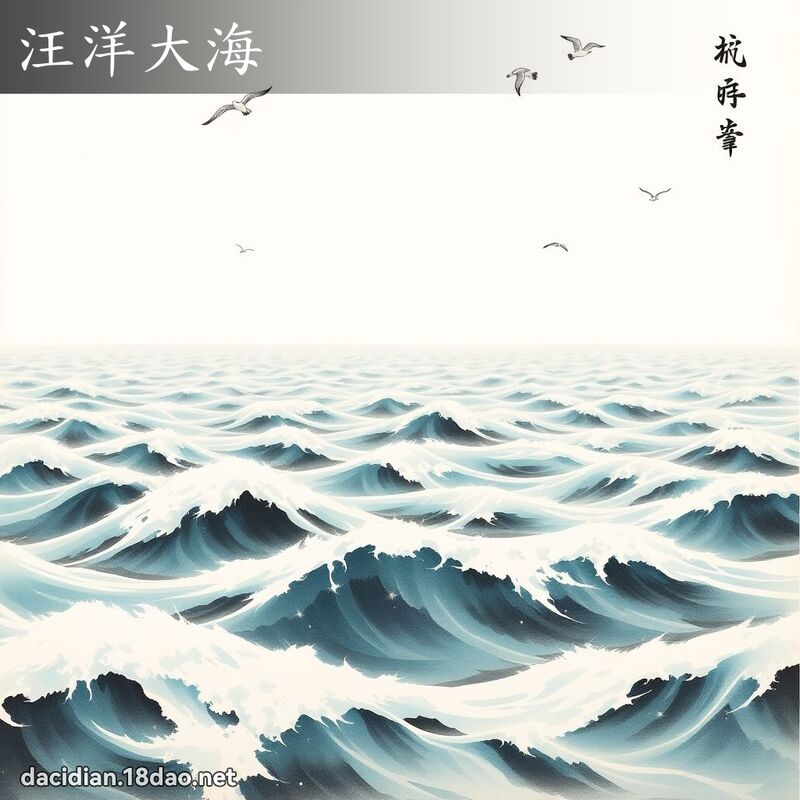 汪洋大海 配图