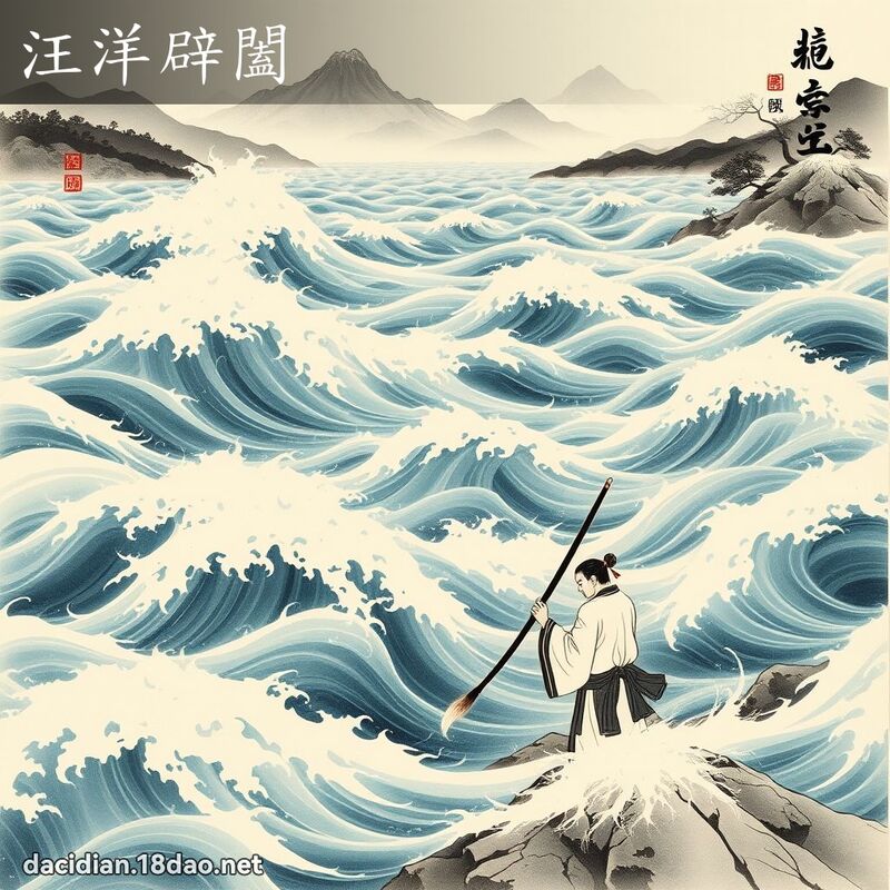汪洋辟闔 配图