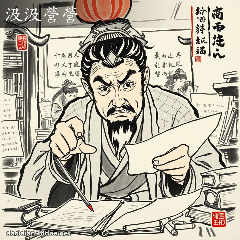 汲汲营营 配图