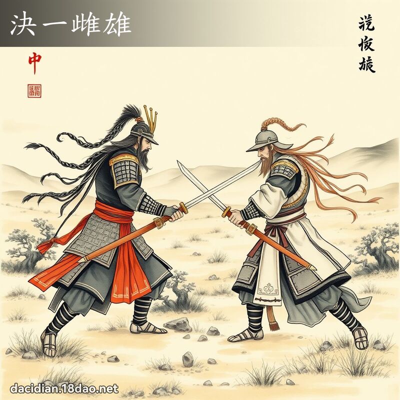 决一雌雄 配图