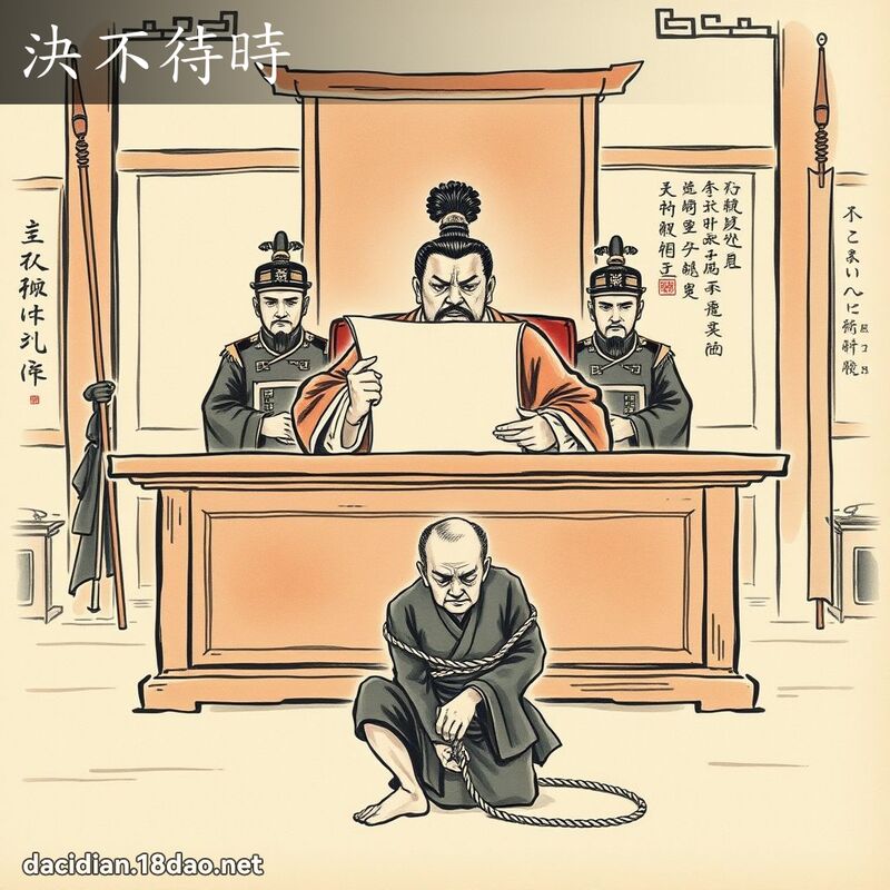 决不待时 配图