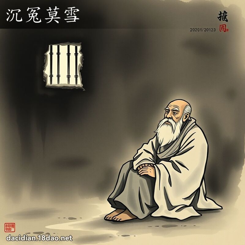 沉冤莫雪 配图