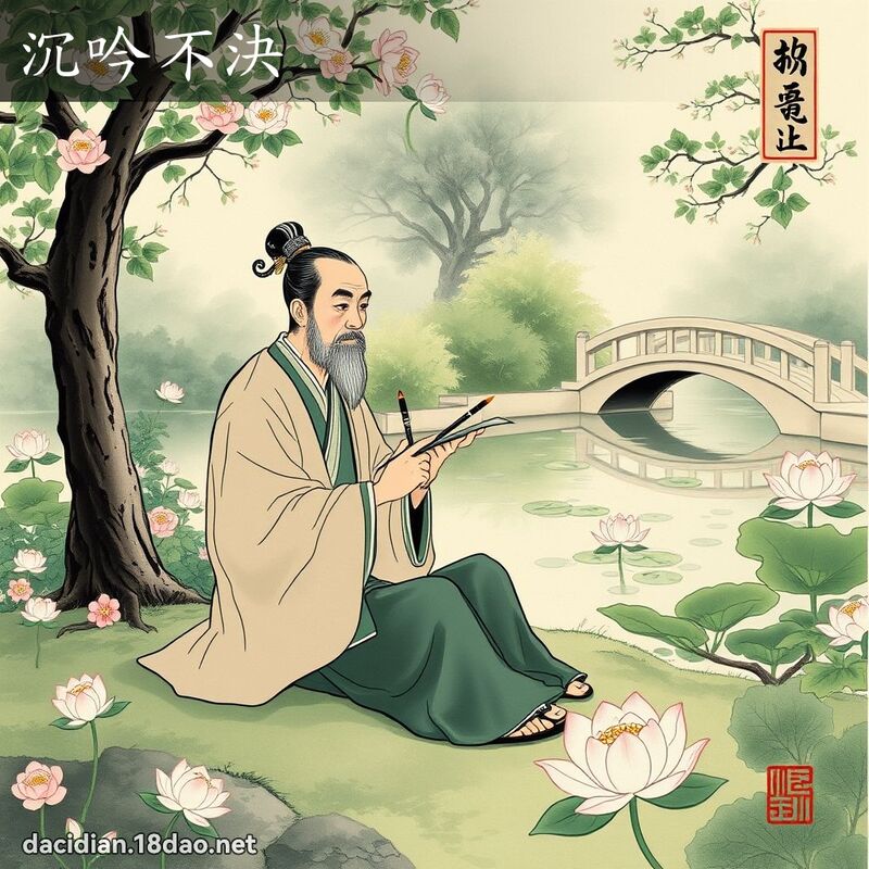 沉吟不決 配图