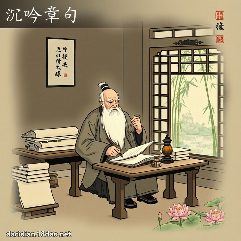沉吟章句 配图