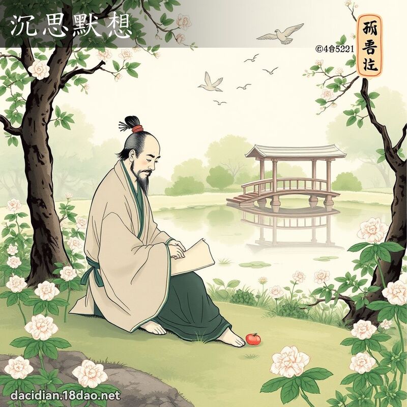 沉思默想 配图