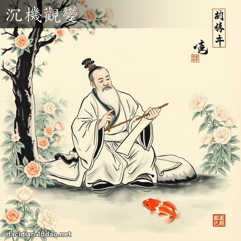 沉机观变 - 中华成语配图