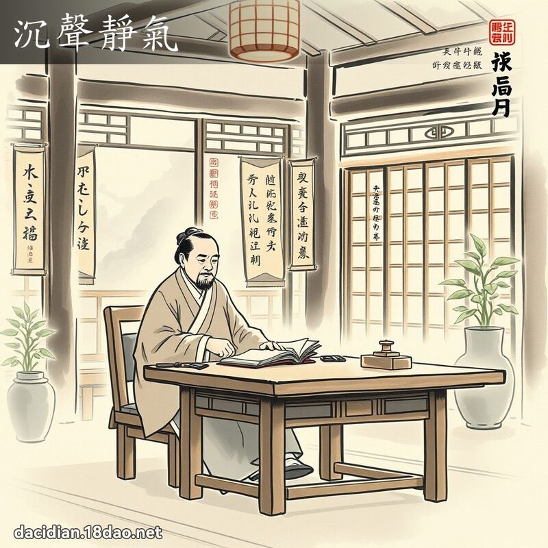 沉聲靜氣 配图