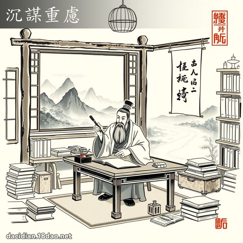 沉謀重慮 配图