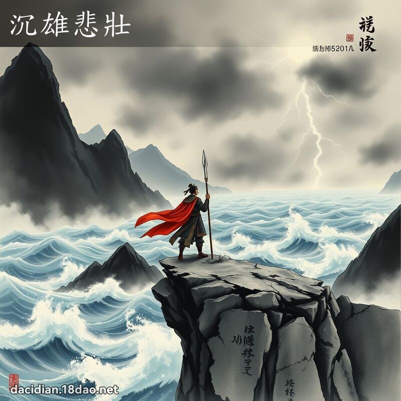沉雄悲壯 配图