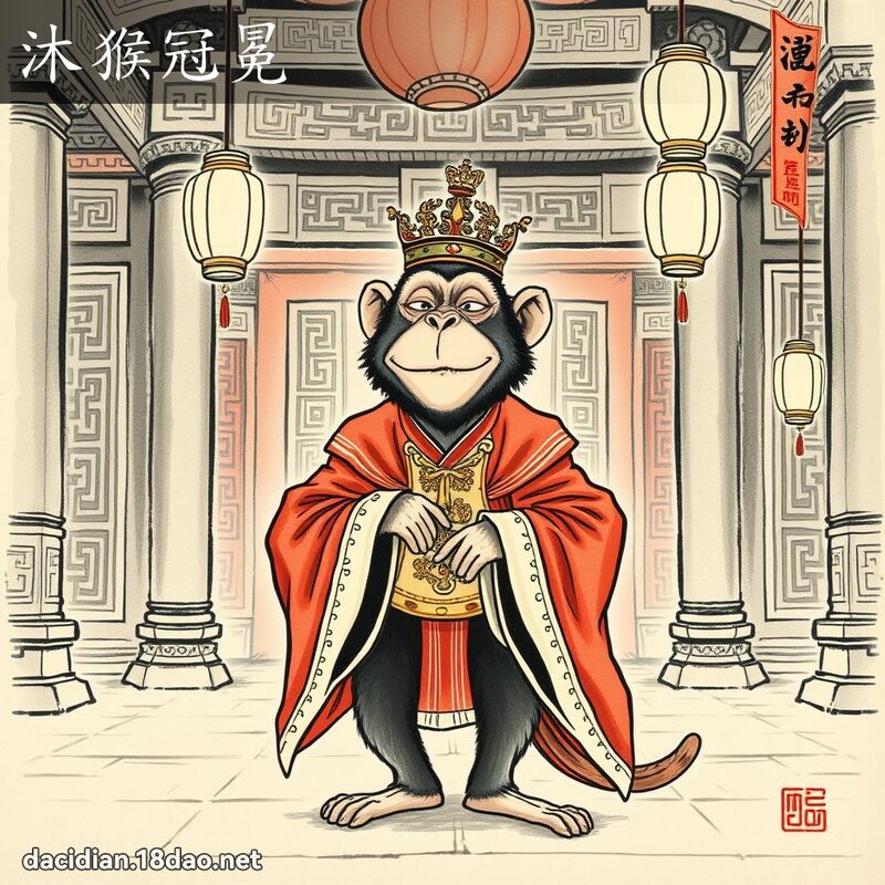 沐猴冠冕 配图