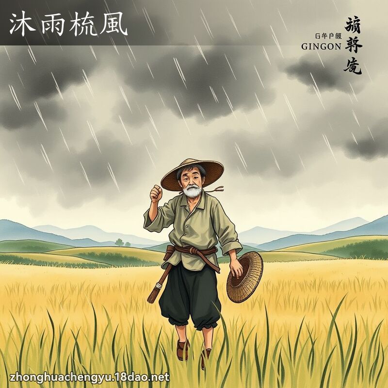 沐雨梳風 配图
