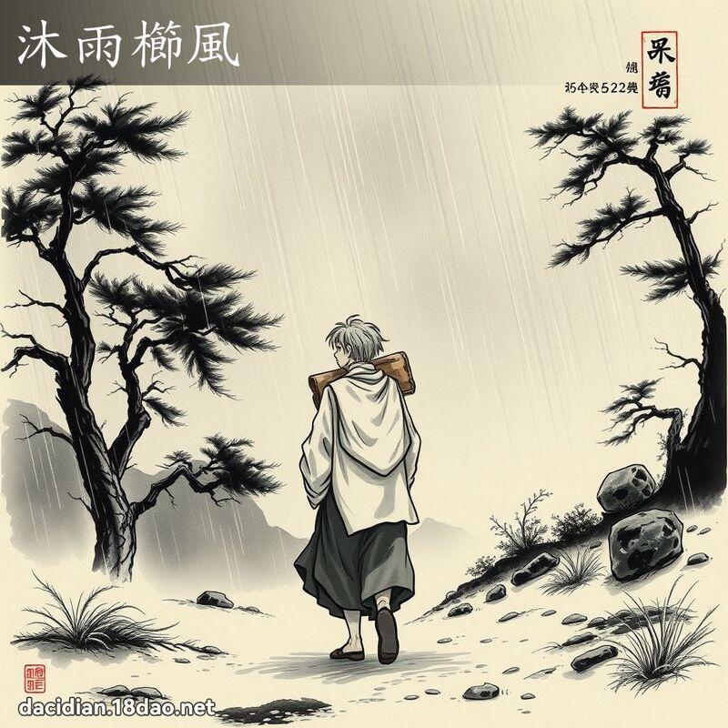 沐雨櫛風 配图