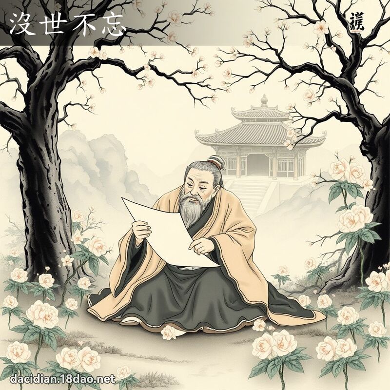 沒世不忘 配图