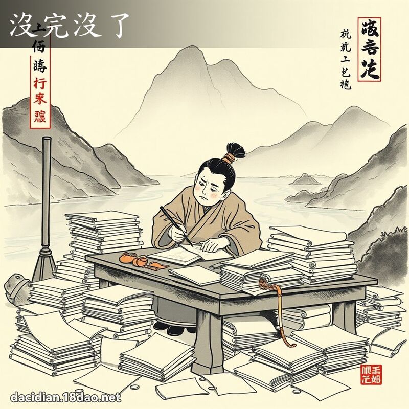 沒完沒了 配图