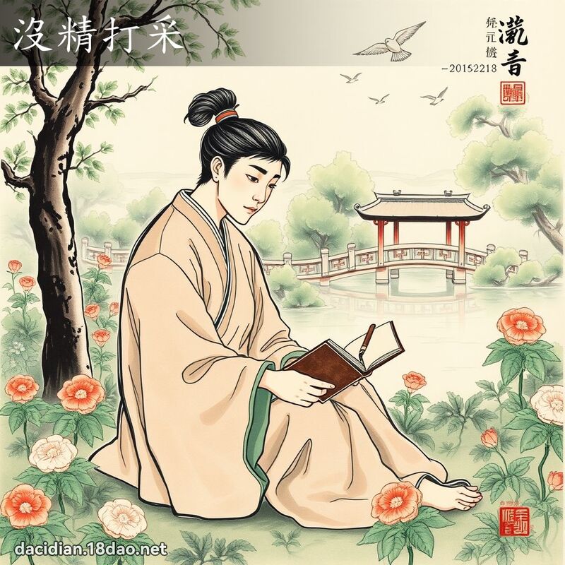 没精打采 配图