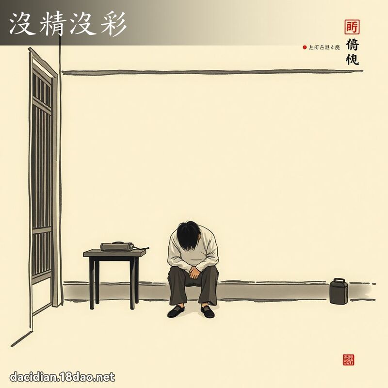 没精没彩 配图