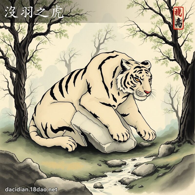 没羽之虎 配图