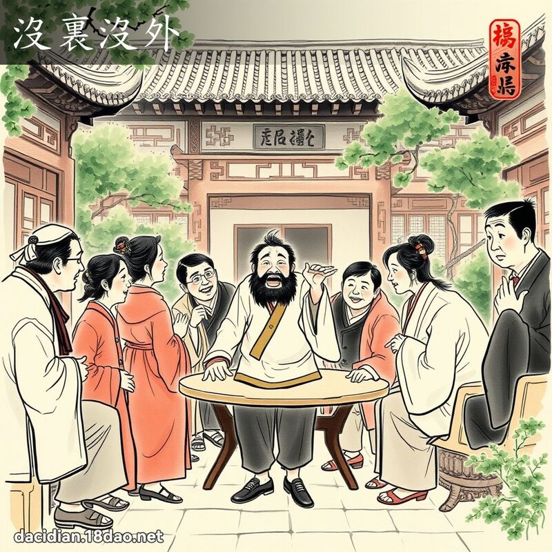 没裏没外 配图