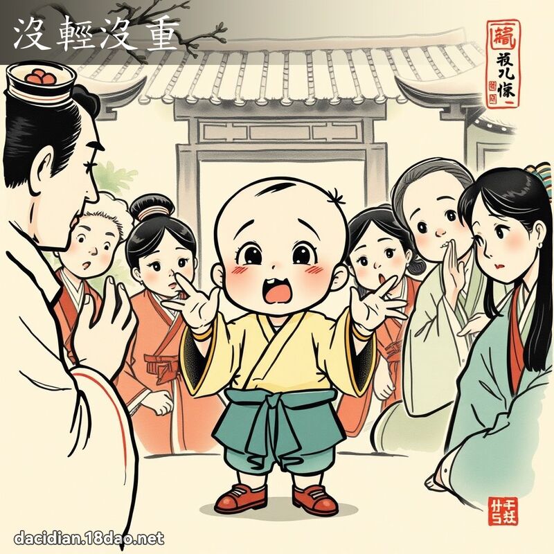 没轻没重 配图