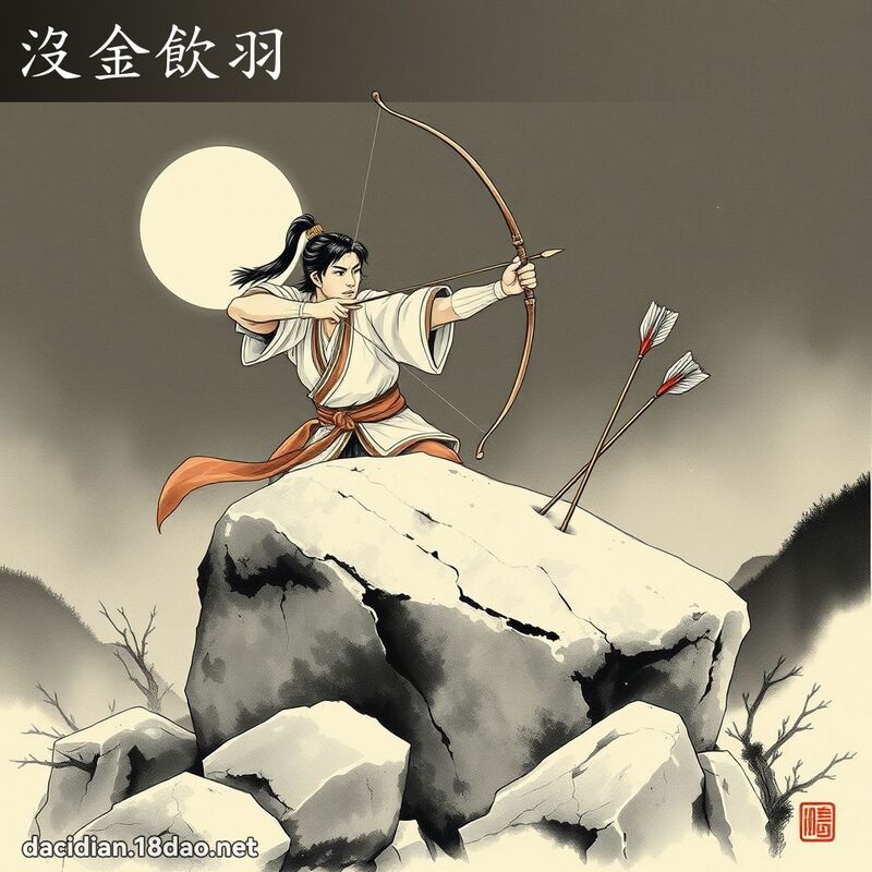 没金饮羽 配图