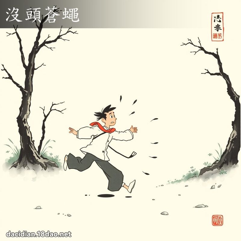 没头苍蝇 配图