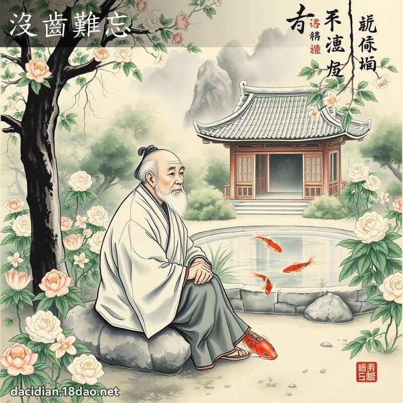 没齿难忘 配图