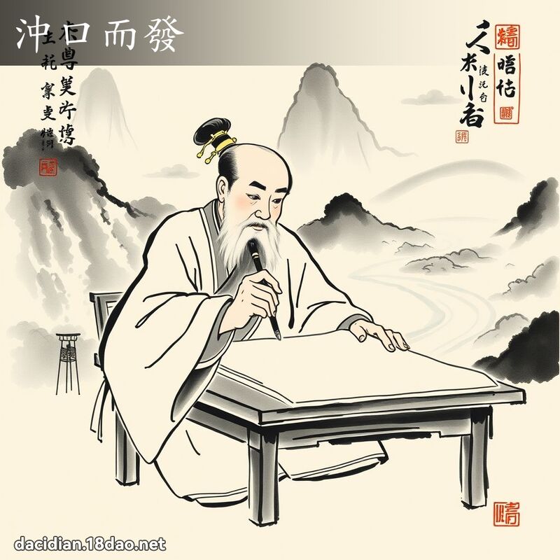 冲口而发 配图