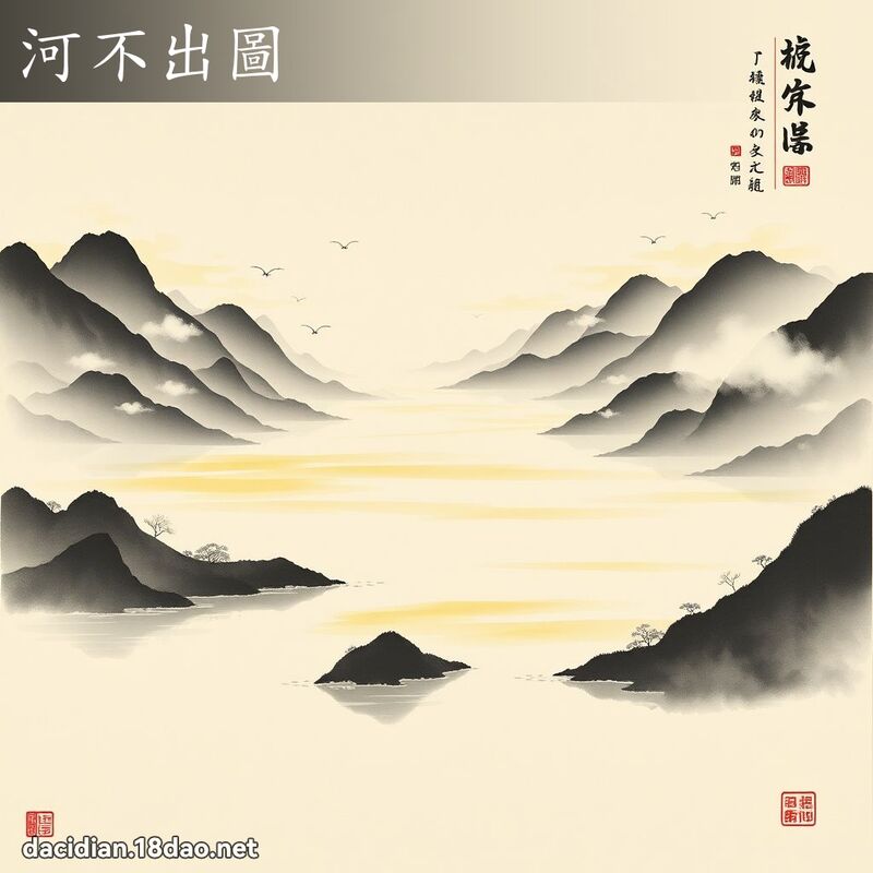 河不出图 配图