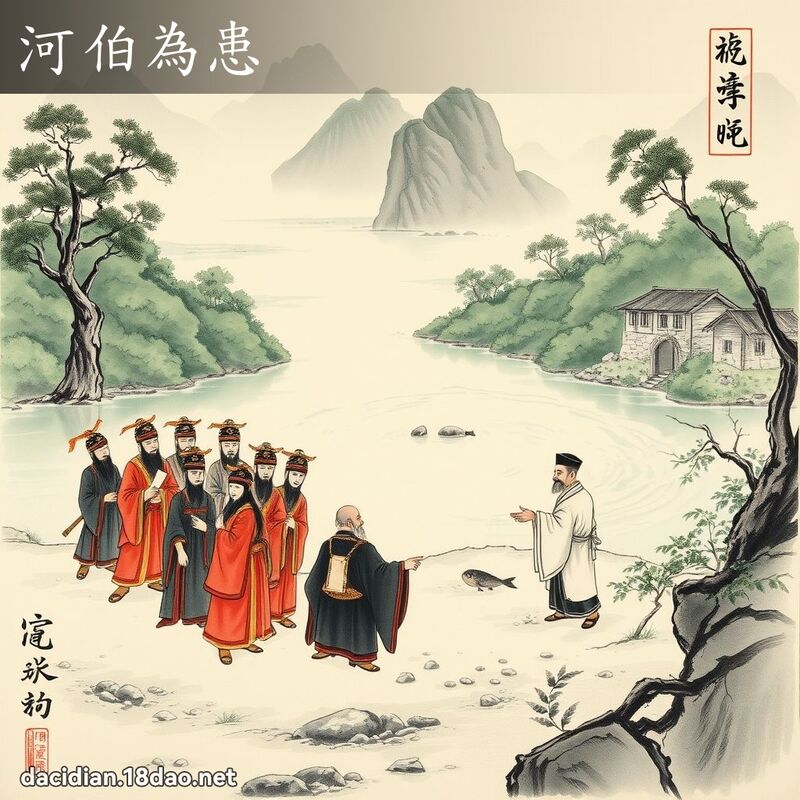 河伯为患 配图