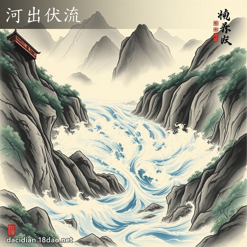 河出伏流 配图