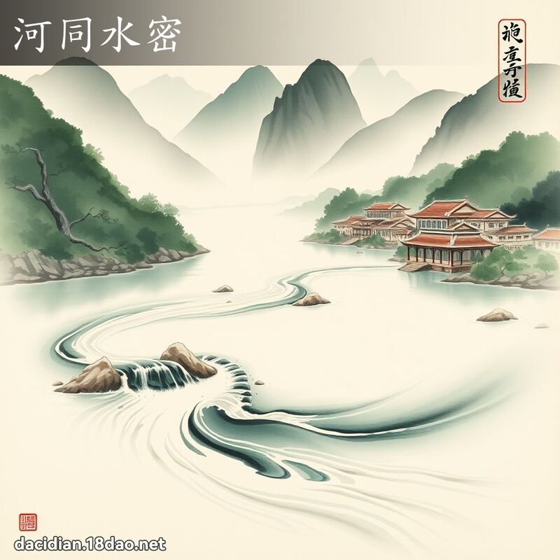 河同水密 配图