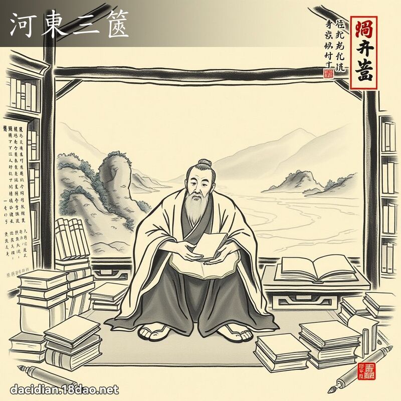 河东三篋 配图