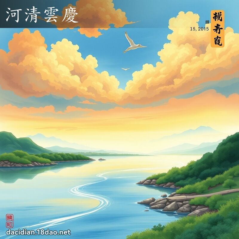 河清云庆 配图