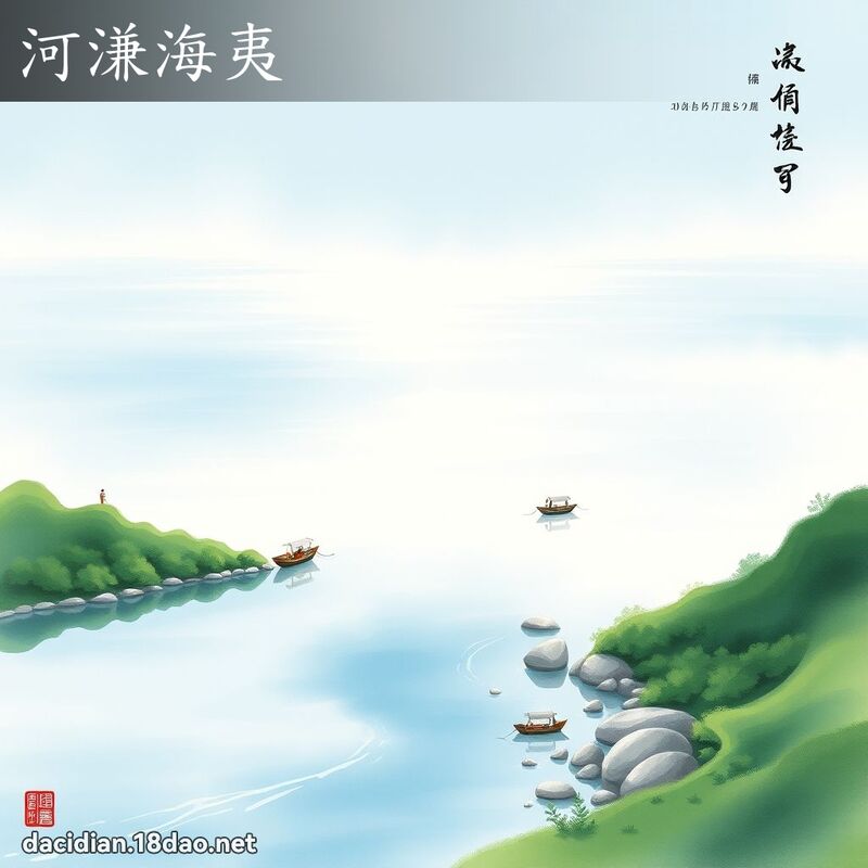 河溓海夷 配图