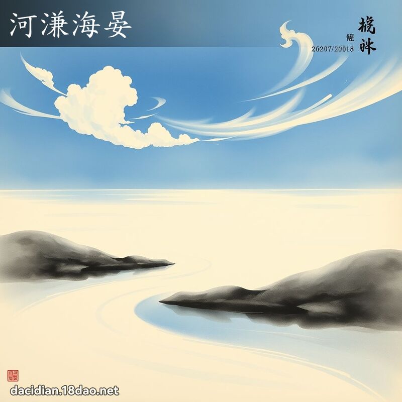 河溓海晏 配图