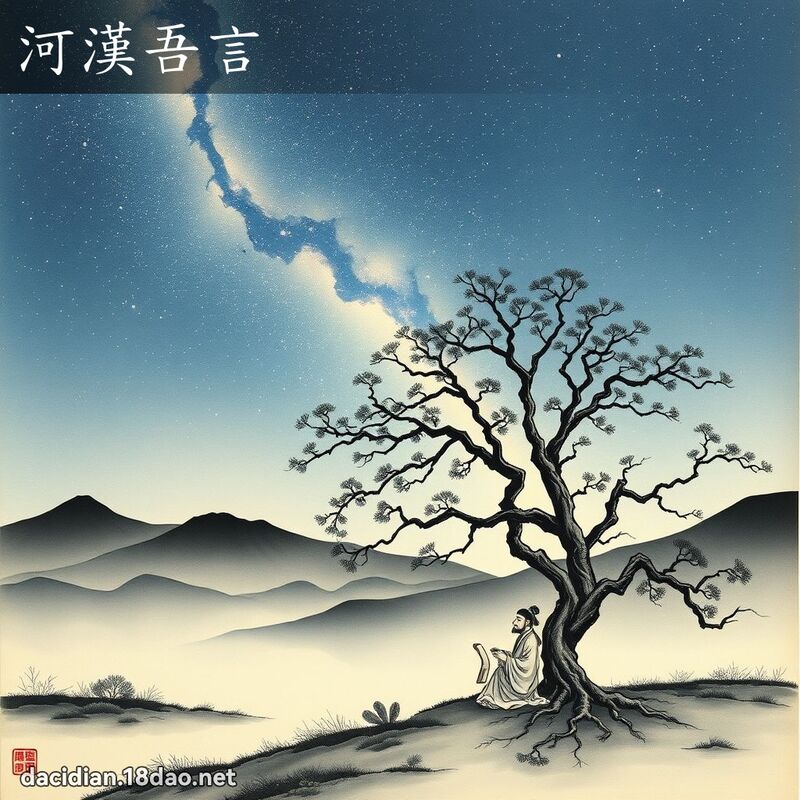 河汉吾言 配图