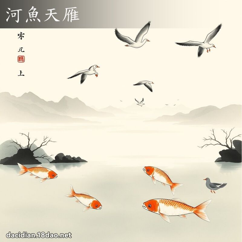 河鱼天雁 配图