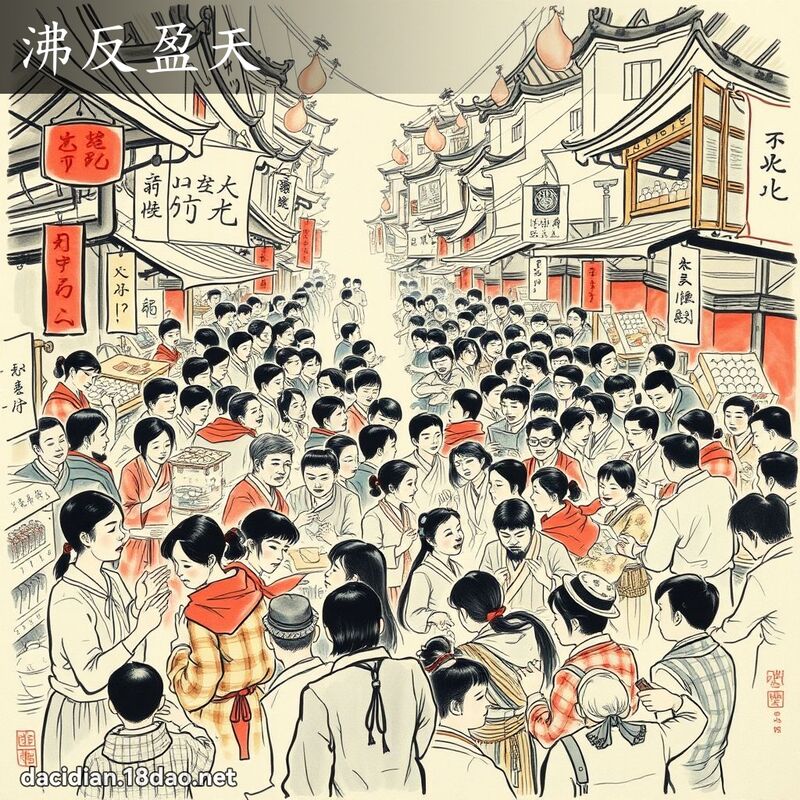 沸反盈天 配图