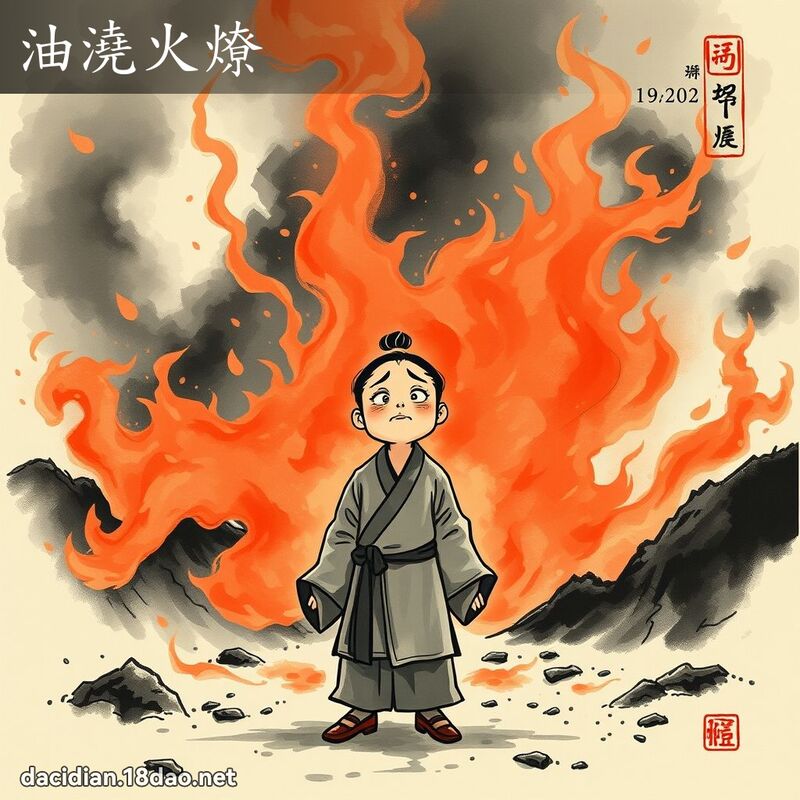油浇火燎 配图