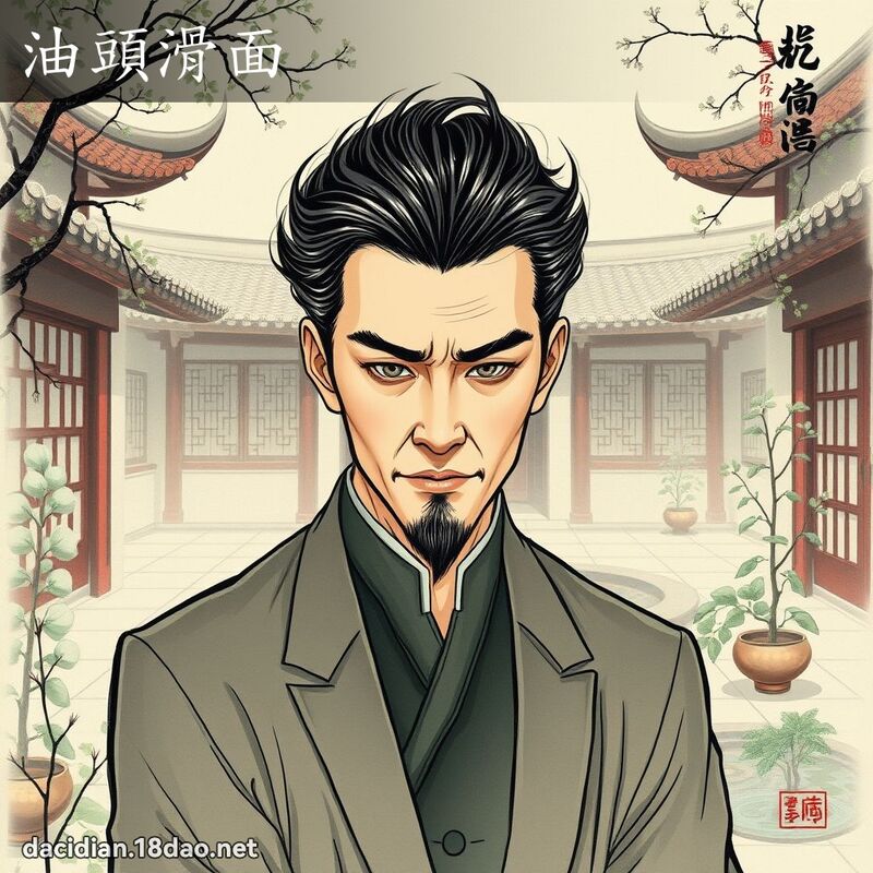 油头滑面 配图