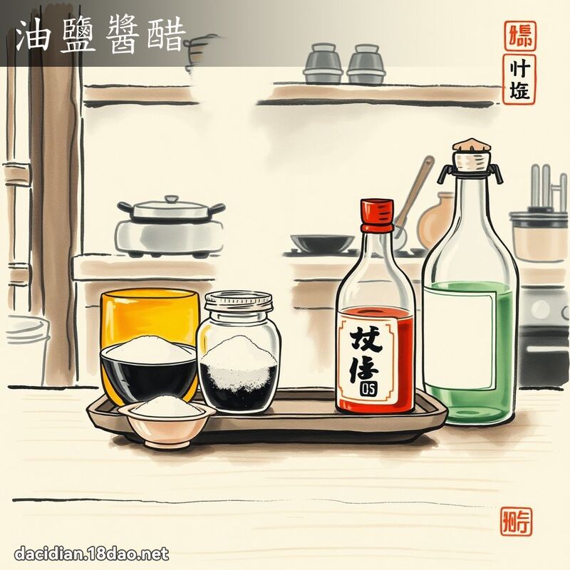 油盐酱醋 配图