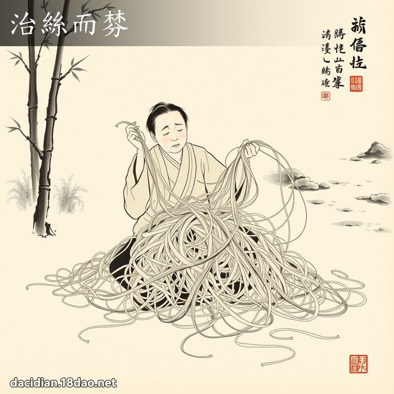 治丝而棼 配图