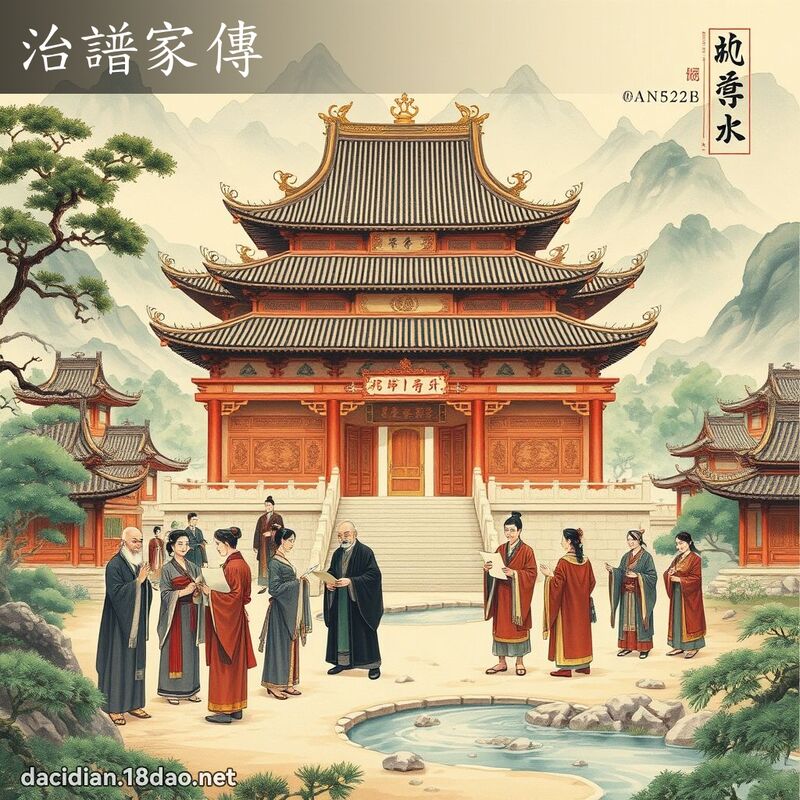 治谱家传 配图
