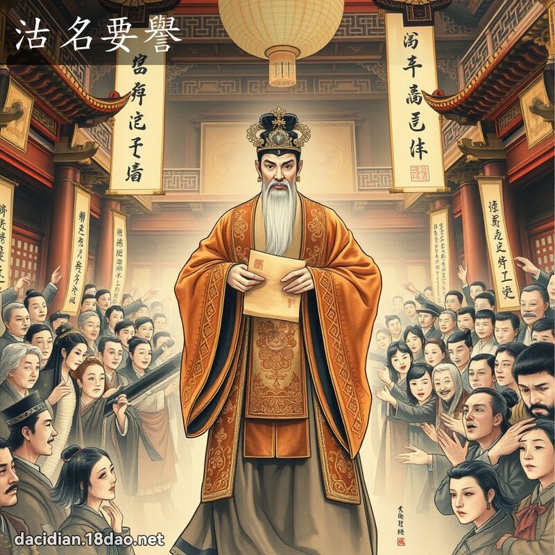 沽名要誉 配图