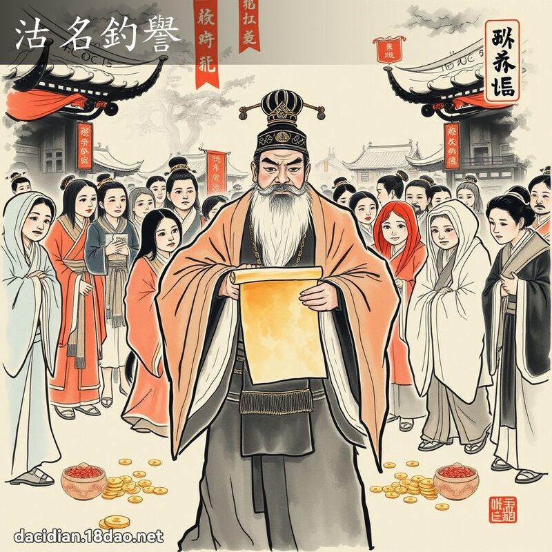 沽名钓誉 配图