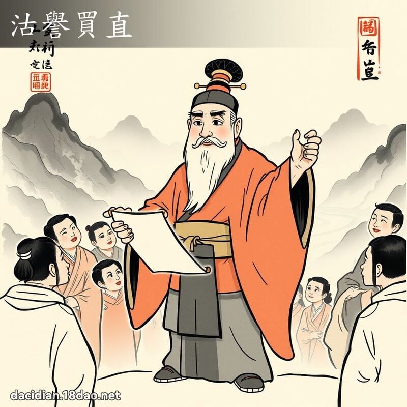 沽誉买直 配图