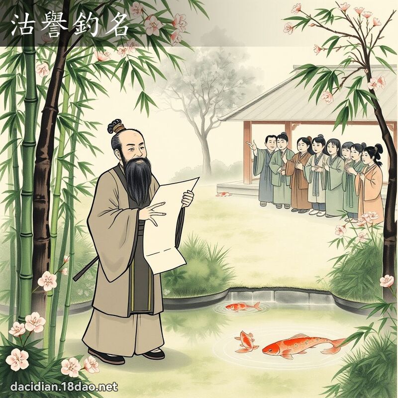 沽誉钓名 配图