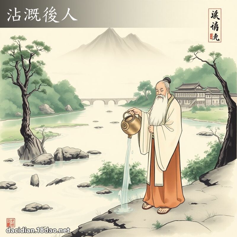 沾溉后人 配图