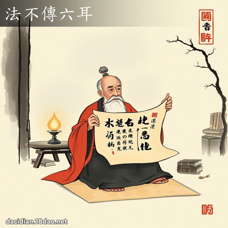 法不传六耳 配图