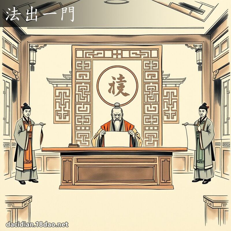 法出一门 配图